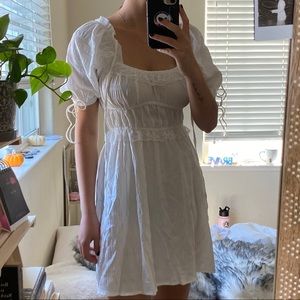 White lace milkmaid dress😇✨